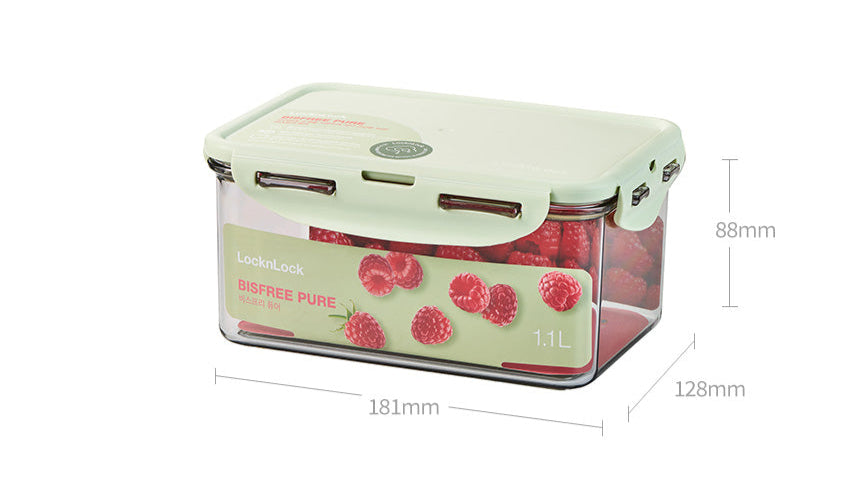 BIS FREE PURE FOOD STORAGE CONTAINER 1.1LTR