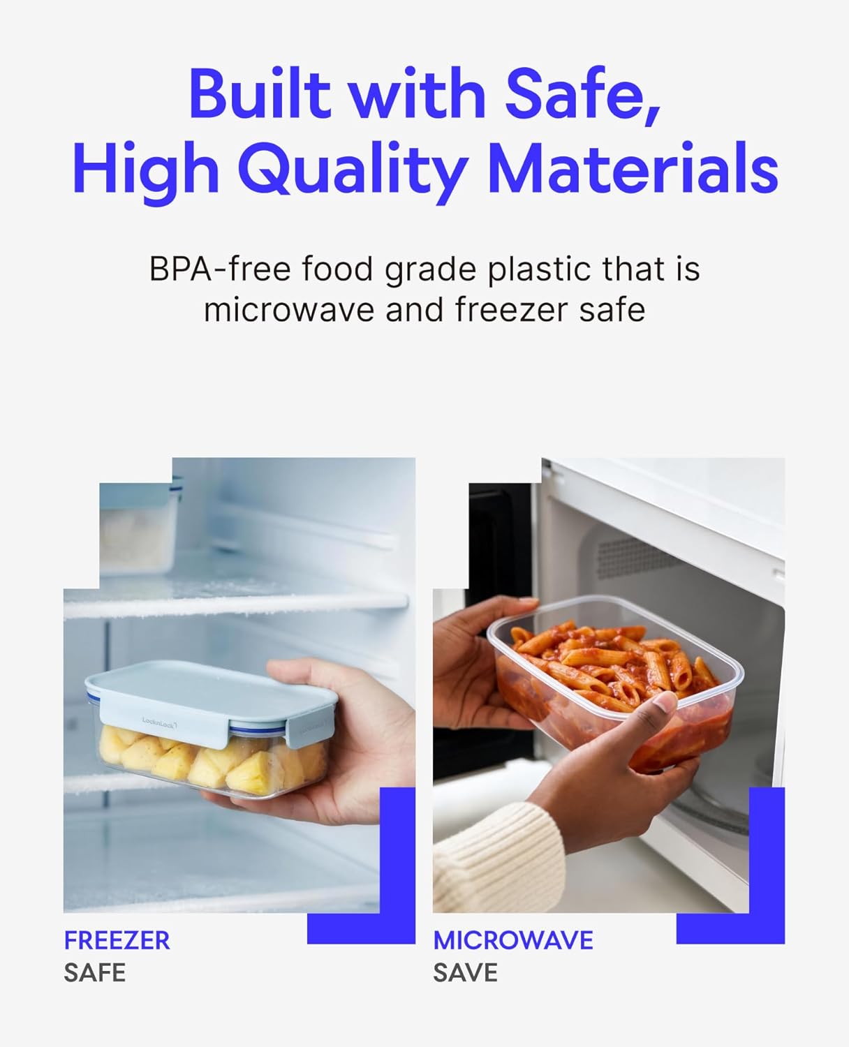 Classic Plus Plastic Food Storage Container - 860ml – LocknLock India