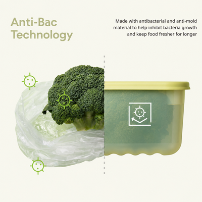 Fresh Block 330ml (Set of 2) Freshness Storage Container with Moisture ...
