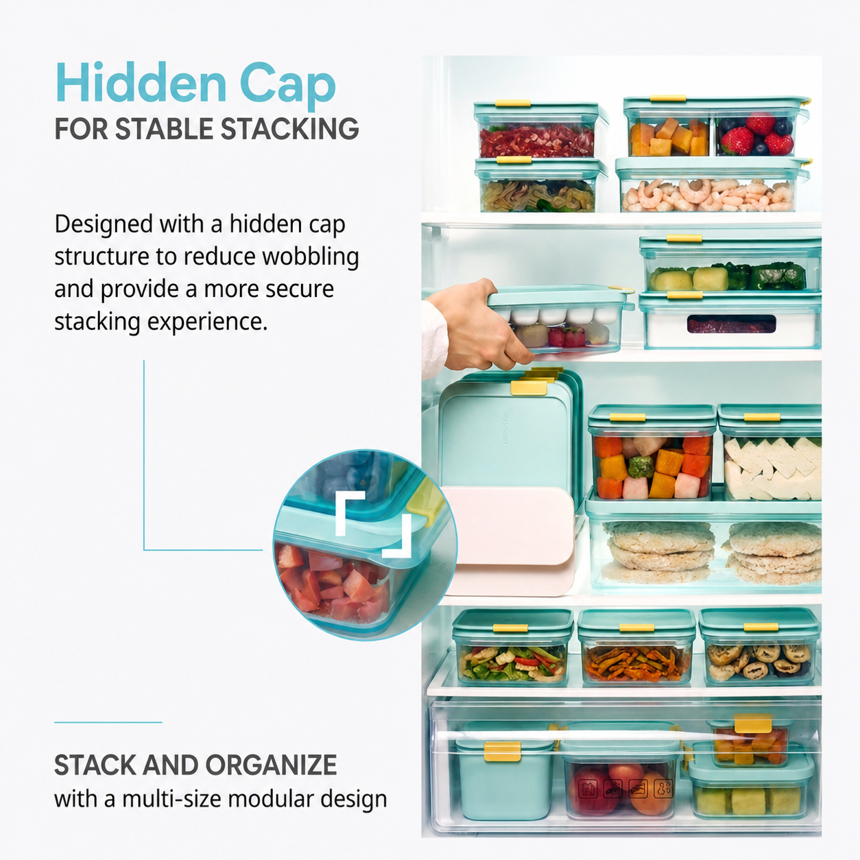 Freezer Fit - 1650ml with Divider (45ml) – LocknLock India