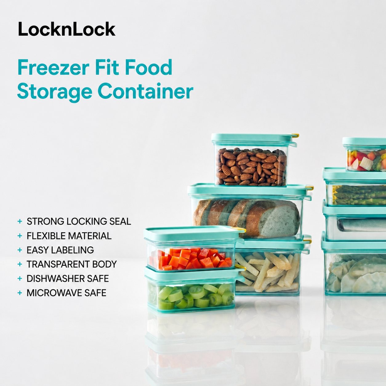 Freezer Fit - 1650ml with Divider (45ml) – LocknLock India
