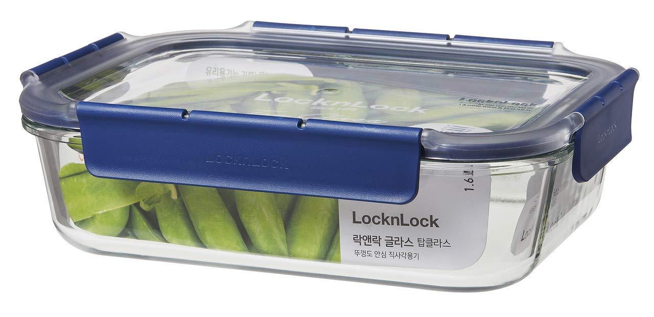 LocknLock Air & Liquid Tight  Glass Food Storage, 1.6LTR