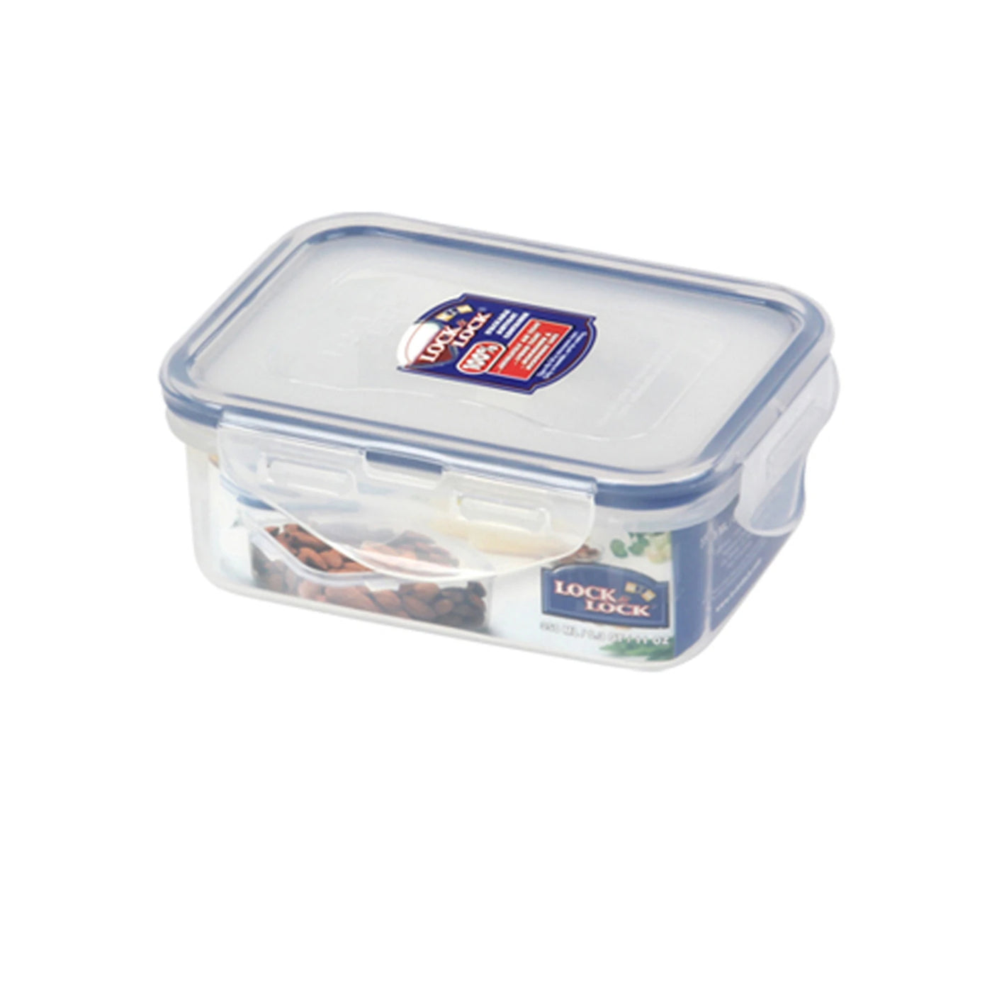 Small Food Container Lock Classic Small Flat Rectangular Food Container with Leak Proof Locking ...