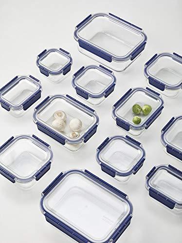 LocknLock Air & Liquid Tight Glass Food Storage Container, 380ML