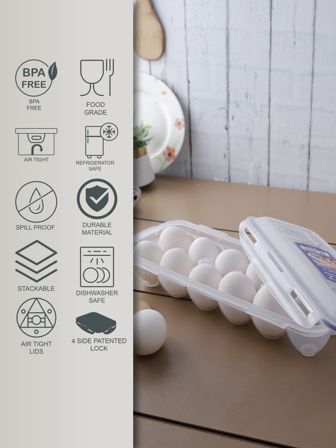 Eggs Dispenser/Holder | 12 eggs