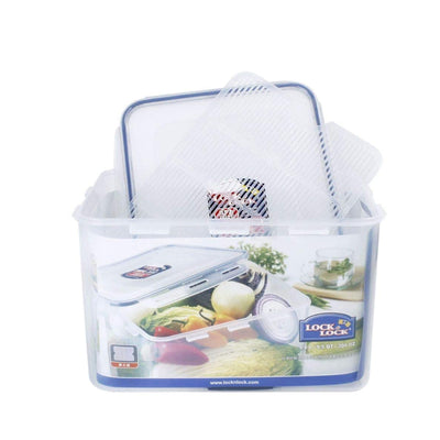 LocknLock Classics Large Tall Oblong Food Container with Tray