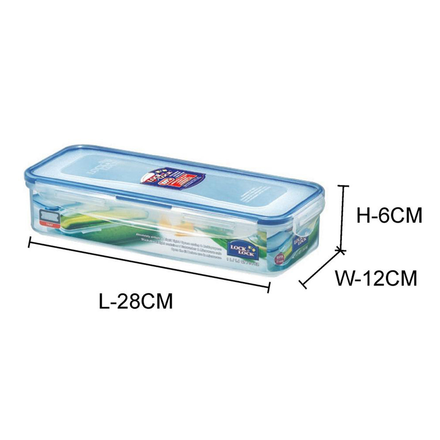 Small Food Container Lock LocknLock Classics Small Flat Oblong Food Container with Leak Proof Lo ...