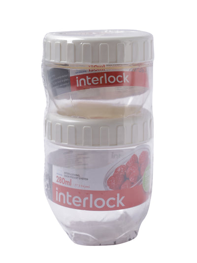 ROUND 150ML X 280ML - INTERLOCK SET