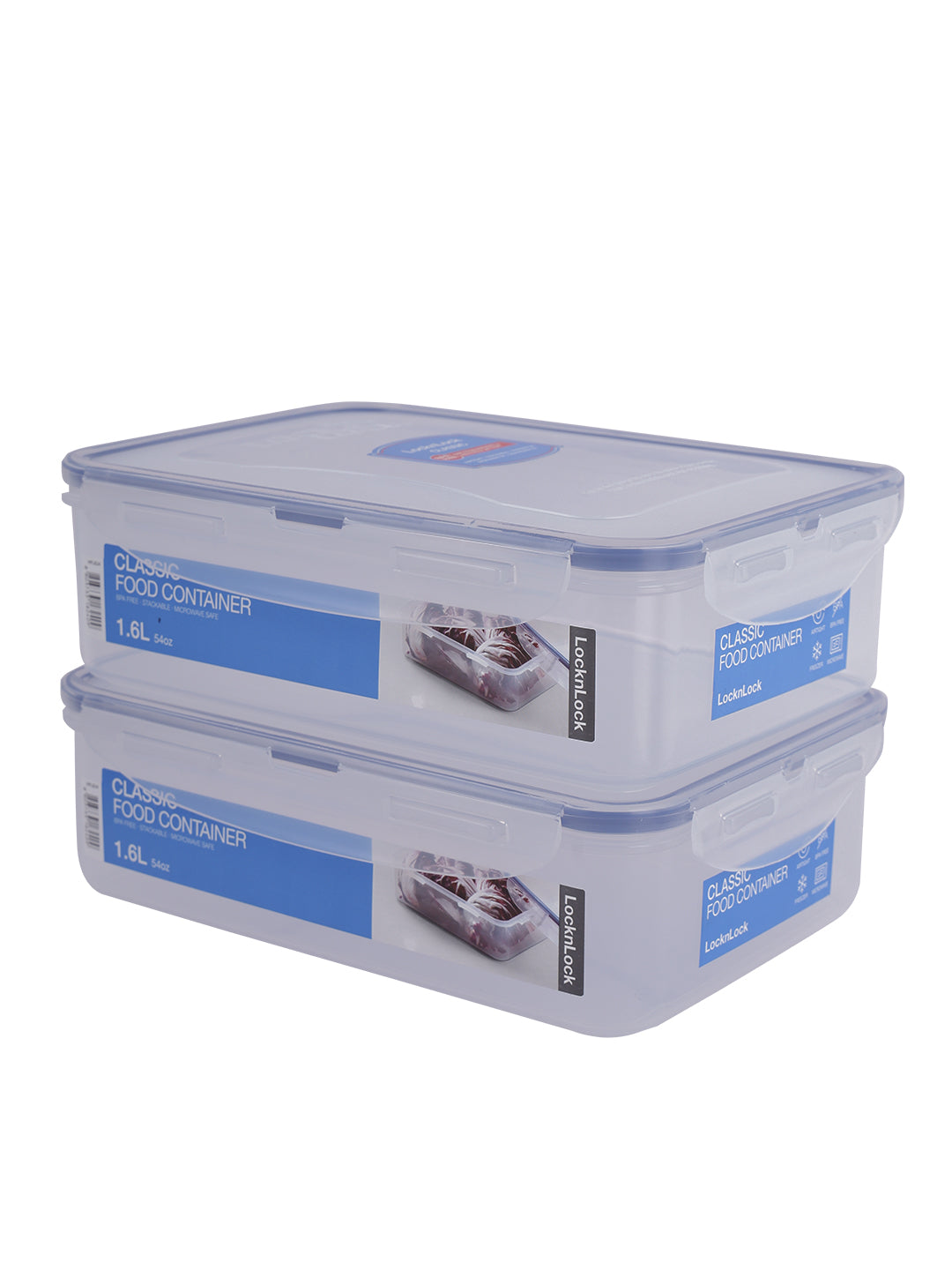 Locknlock Plastic Containers LocknLock Classics Rectangular Plastic Airtight Food Storage Container ...