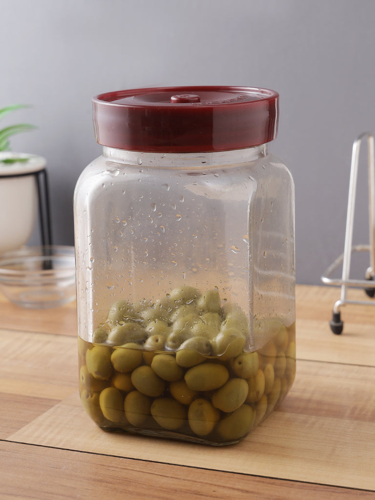 Kingzak Square Jar w/Airtight Lid