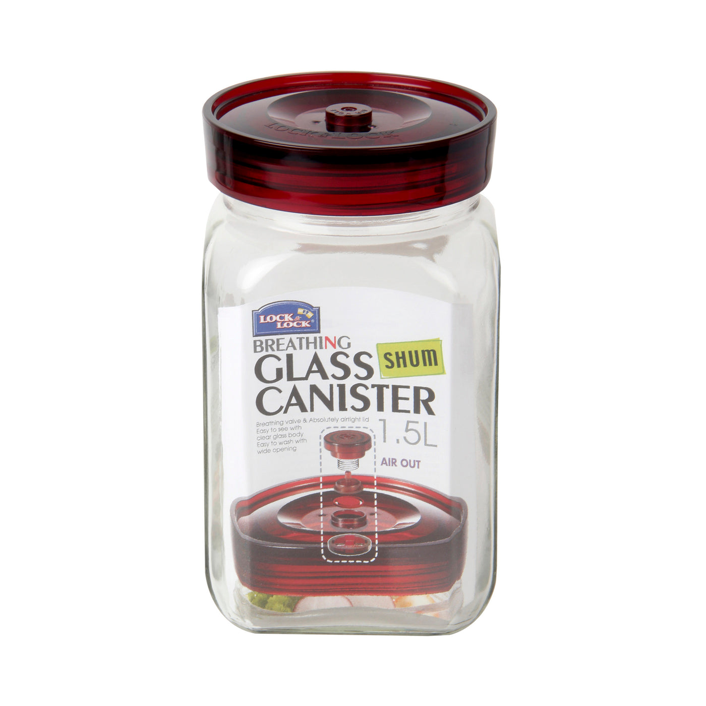 SQUARE CANISTER - 1.5LTR